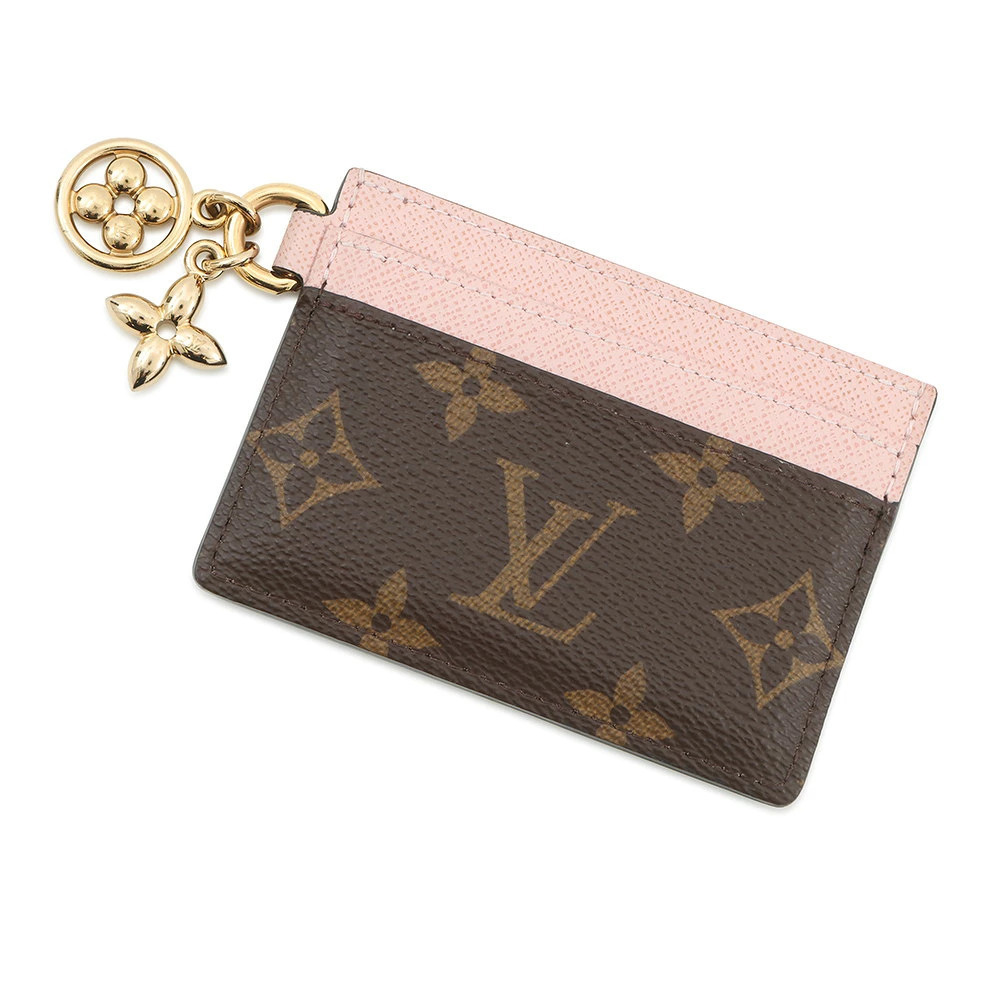 Louis Vuitton Card Case Wallet Monogram Porte Cartes LV Charm